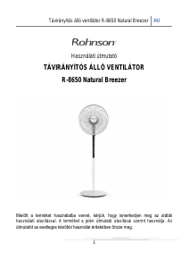 Használati útmutató Rohnson R-8650 Natural Breezer Ventilátor