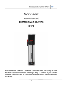 Használati útmutató Rohnson R-1018 Hajnyíró