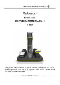 Manuál Rohnson R-1022 Zastřihávač vlasů