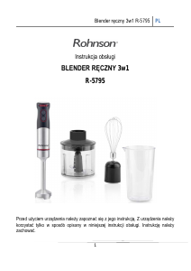 Instrukcja Rohnson R-5795 Blender ręczny