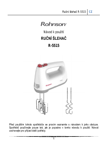 Manuál Rohnson R-5515 Ruční mixér