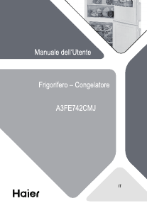 Manuale Haier A3FE742CMJ Frigorifero-congelatore