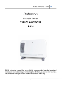 Használati útmutató Rohnson R-014 Hősugárzó