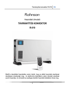 Használati útmutató Rohnson R-019 Hősugárzó