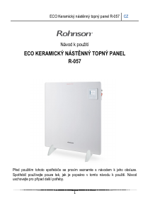 Manuál Rohnson R-057 Topení