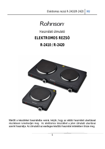 Használati útmutató Rohnson R-2420 Főzőlap