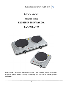 Instrukcja Rohnson R-2440 Płyta do zabudowy