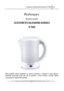 Manuál Rohnson R-7105 Konvice