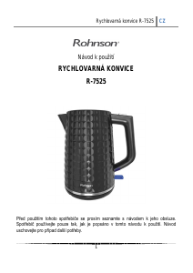 Manuál Rohnson R-7525 Konvice
