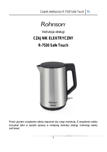 Instrukcja Rohnson R-7530 Safe Touch Czajnik