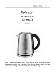 Használati útmutató Rohnson R-7557 Vízforraló