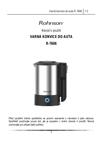 Manuál Rohnson R-7606 Konvice