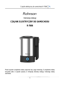 Instrukcja Rohnson R-7606 Czajnik