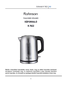 Használati útmutató Rohnson R-7622 Vízforraló