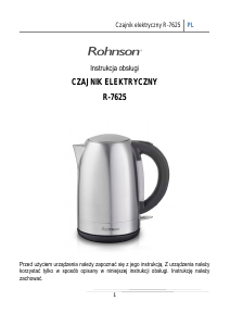 Instrukcja Rohnson R-7625 Czajnik