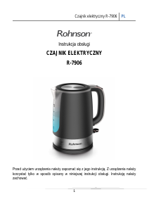 Instrukcja Rohnson R-7906 Czajnik