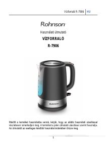 Használati útmutató Rohnson R-7906 Vízforraló