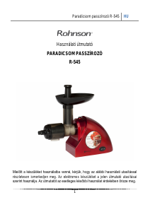 Használati útmutató Rohnson R-545 Húsdaráló