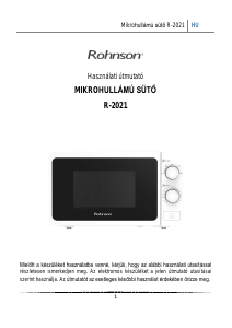Használati útmutató Rohnson R-2021 Mikrohullámú sütő