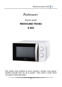 Manuál Rohnson R-2022 Mikrovlnná trouba