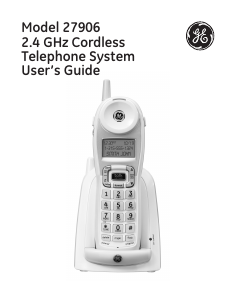 Manual GE 27906 Wireless Phone