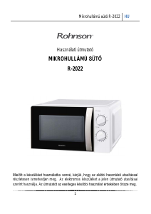 Használati útmutató Rohnson R-2022 Mikrohullámú sütő