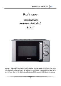 Használati útmutató Rohnson R-2037 Mikrohullámú sütő