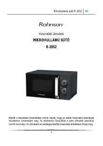 Használati útmutató Rohnson R-2052 Mikrohullámú sütő