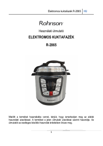 Használati útmutató Rohnson R-2865 Multifunkciós főzőeszköz