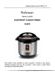 Manuál Rohnson R-2875 Tlakový hrnec