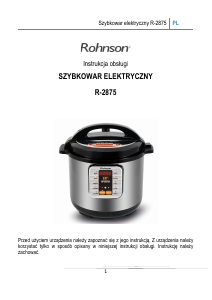 Instrukcja Rohnson R-2875 Szybkowar