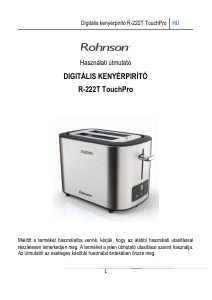 Használati útmutató Rohnson R-222 TouchPro Kenyérpirító