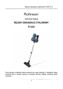 Instrukcja Rohnson R-1224 Odkurzacz