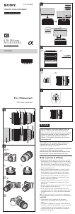 Manual Sony SEL70350G Obiectiv