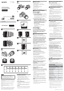 Manuál Sony SEL90M28G Objektiv