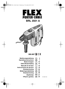 Bruksanvisning Flex BRL 3501 A Borrhammare