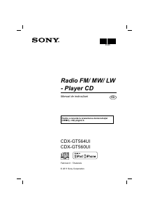 Manual Sony CDX-GT564UI Player auto