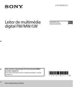 Manual Sony DSX-A202UI Auto-rádio