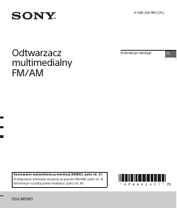 Instrukcja Sony DSX-M55BT Radio samochodowe