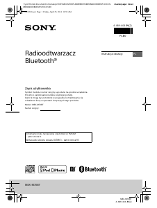 Instrukcja Sony MEX-M70BT Radio samochodowe