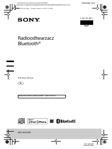 Instrukcja Sony MEX-N4000BT Radio samochodowe