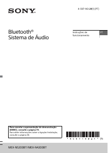 Manual Sony MEX-N5200BT Auto-rádio