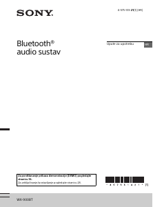 Priručnik Sony WX-900BT Radioprijamnik za automobil