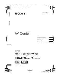 Käyttöohje Sony XAV-601BT Autoradio