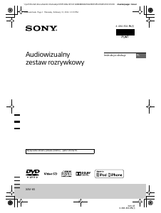 Instrukcja Sony XAV-65 Radio samochodowe