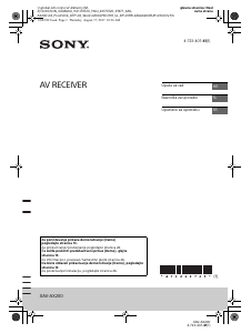 Priručnik Sony XAV-AX200 Radioprijamnik za automobil