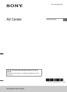 Bruksanvisning Sony XAV-V630BT Bilradio