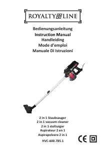 Handleiding Royalty Line HVC-600.785.1 Stofzuiger