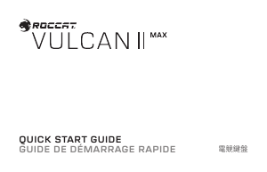 Manual Roccat Vulcan II Max Teclado