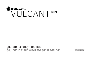 Manual Roccat Vulcan II Mini Teclado